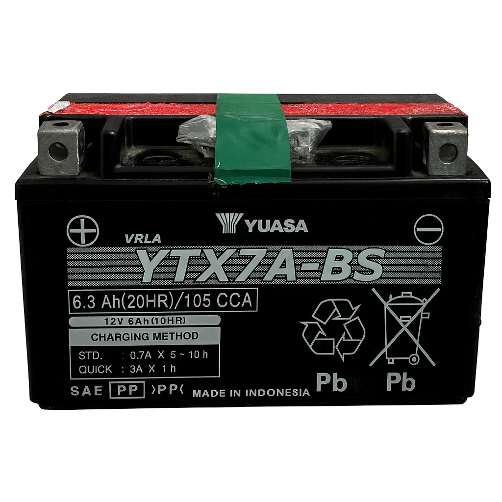 باتری موتور سیکلت YOASA(یوآسا) 12v7 فابریک کاواساکی نینجا