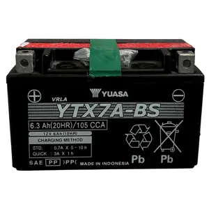 باتری موتور سیکلت YOASA(یوآسا) 12v7 فابریک کاواساکی نینجا