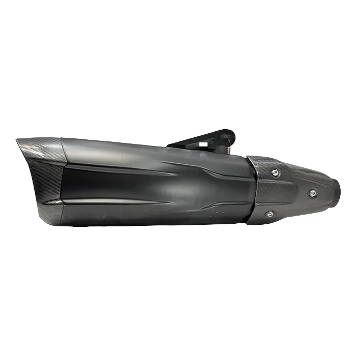 اگزوز 2 لول بلند مدل BLACK CARBON