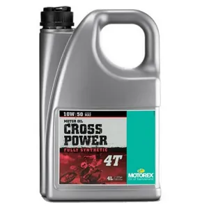 روغن موتورکس فول سنتینک چهار زمانه مدل CROSS POWER 10W-50 چهار لیتری