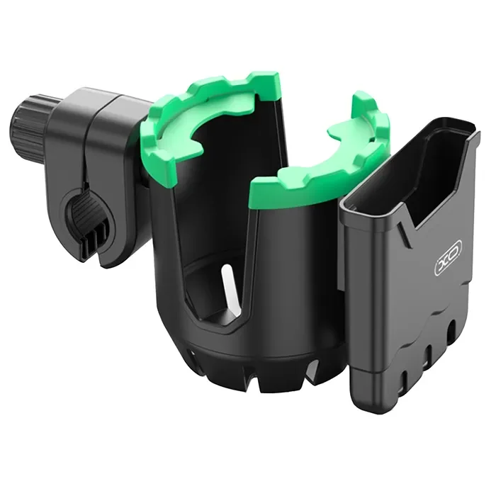 هولدر موبایل و لیوان رو فرمانی UNIVERSAL مدل PJ129 BLACK GREEN