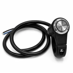 کلید پروژکتور تک پل رو فرمانی موتورسیکلت مدل LED دار