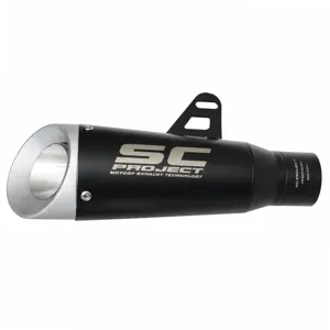 اگزوز دهن کج SC مدل MATT BLACK GRAY